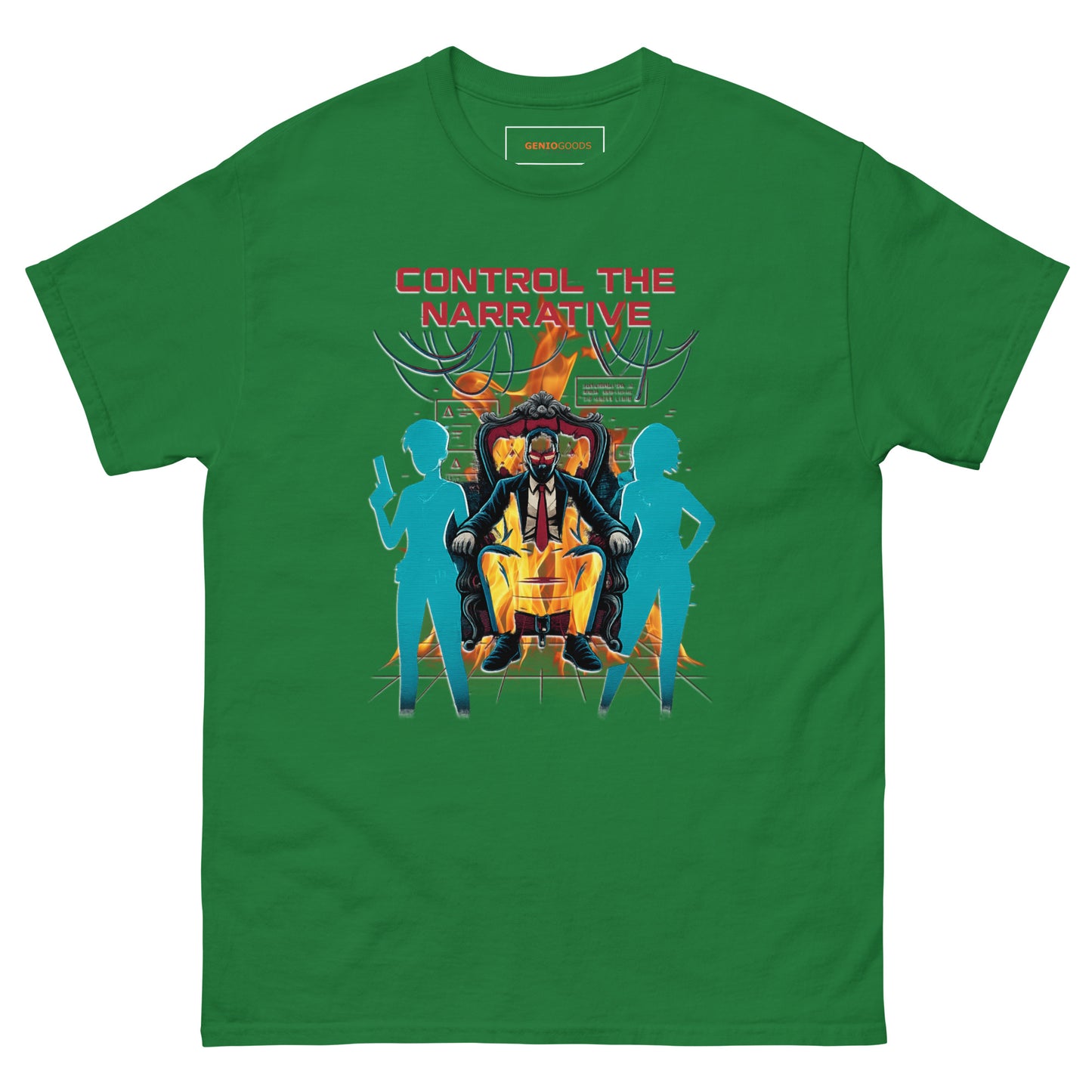 Control the Narrative T-Shirt – Dystopian Gamer Art