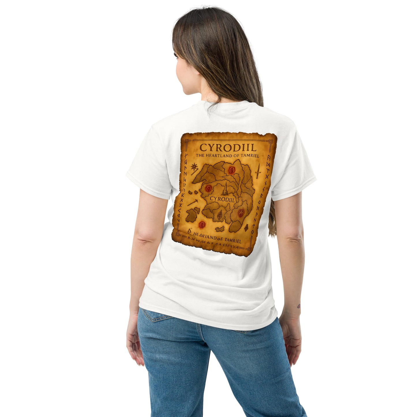 Oblivion Cyrodiil Map T-Shirt – Heartland of Tamriel