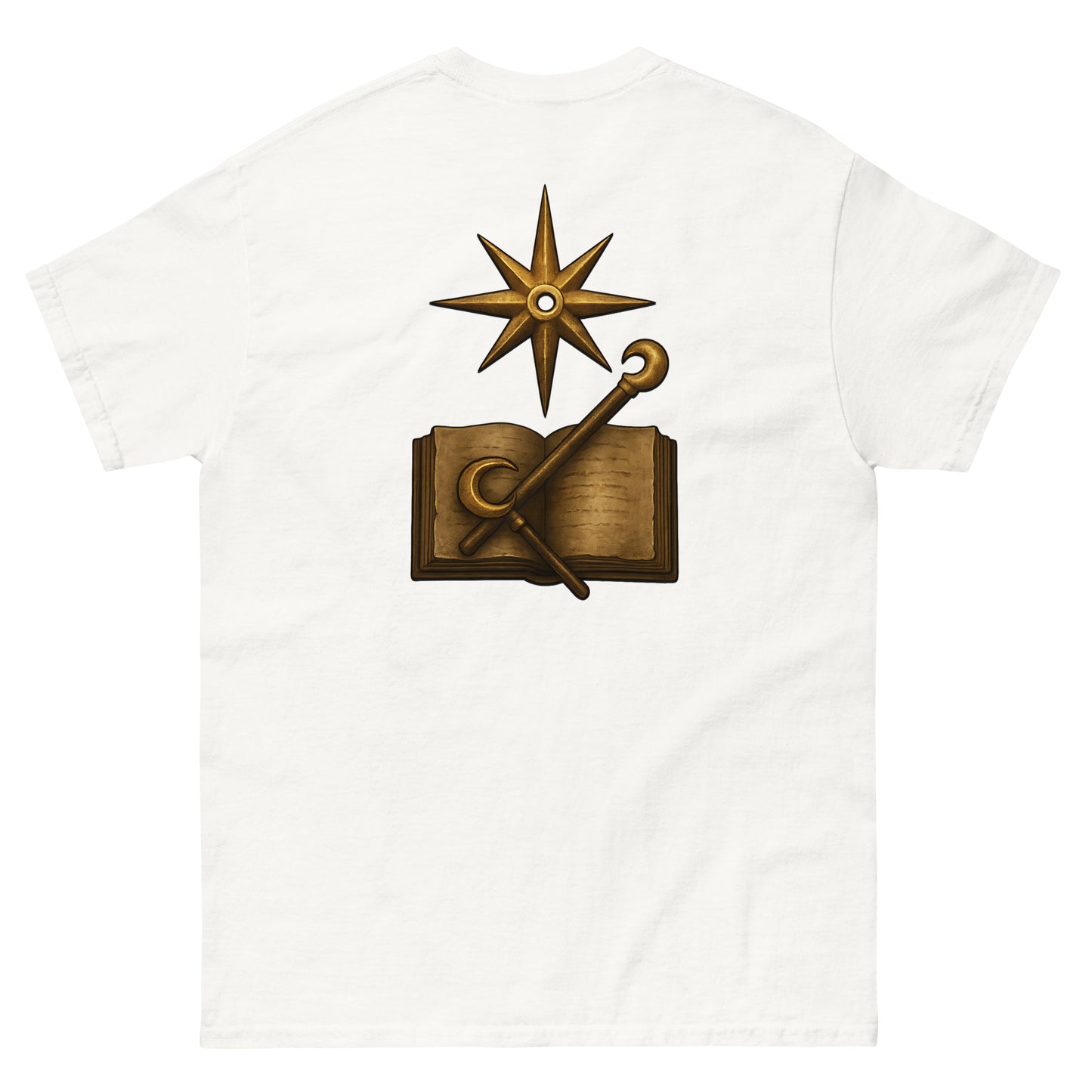 Oblivion Mages Guild T-Shirt – Dual-Side Fan Design – fan-made gamer merch by GenioGoods