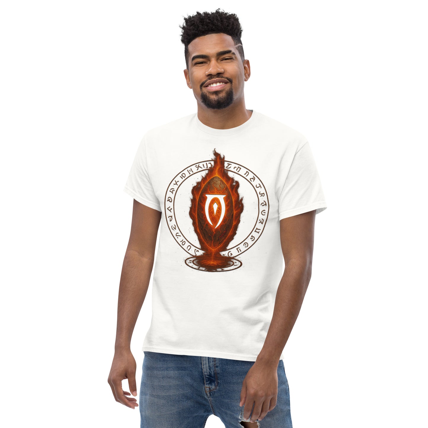 Oblivion Gate T-Shirt – Fiery Symbol of Tamriel