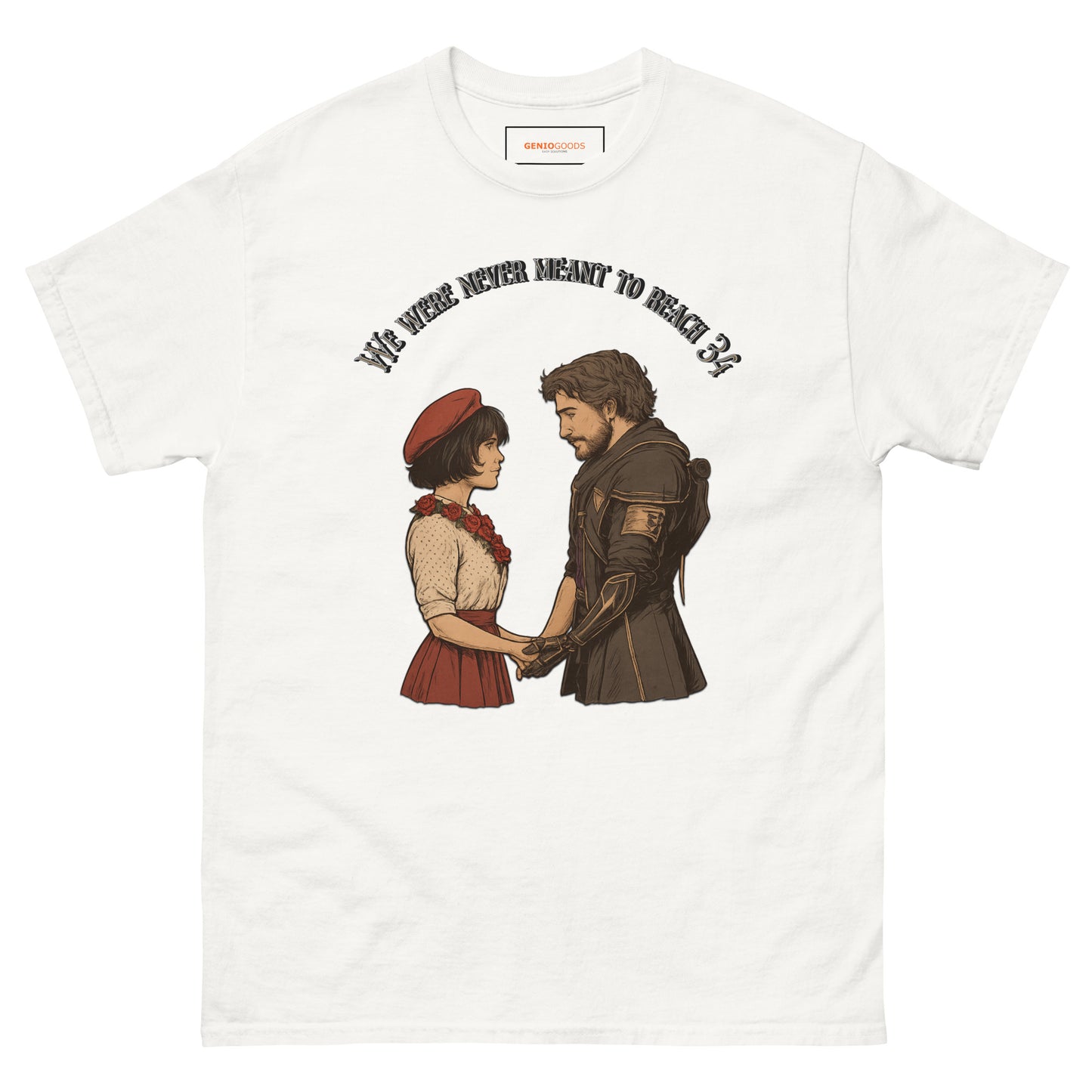 Clair Obscure Expedition 33 T-Shirt – We Were Never Meant to Reach 34