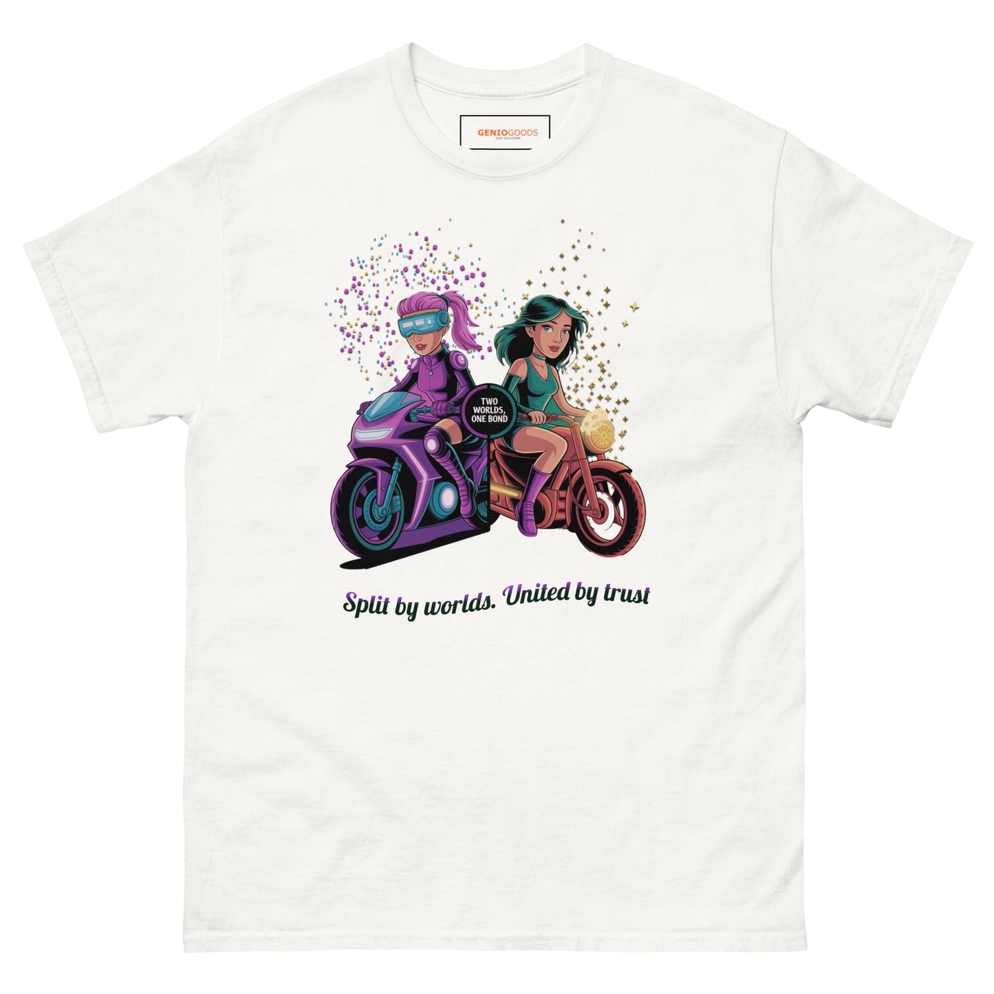 Two Worlds One Bond T-Shirt – Split Fiction Duo Ride