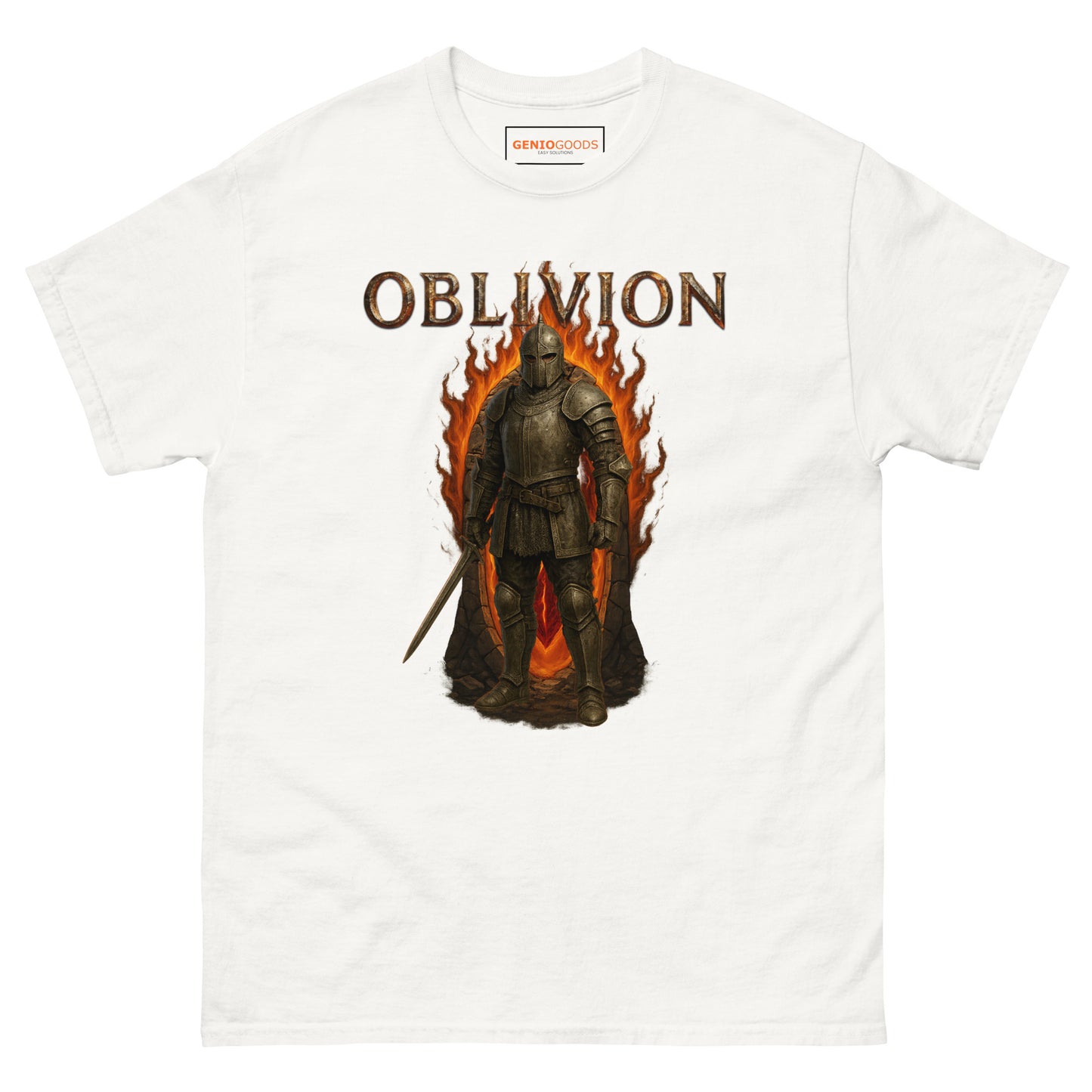 Oblivion Remastered T-Shirt – Classic Knight Fan Tribute