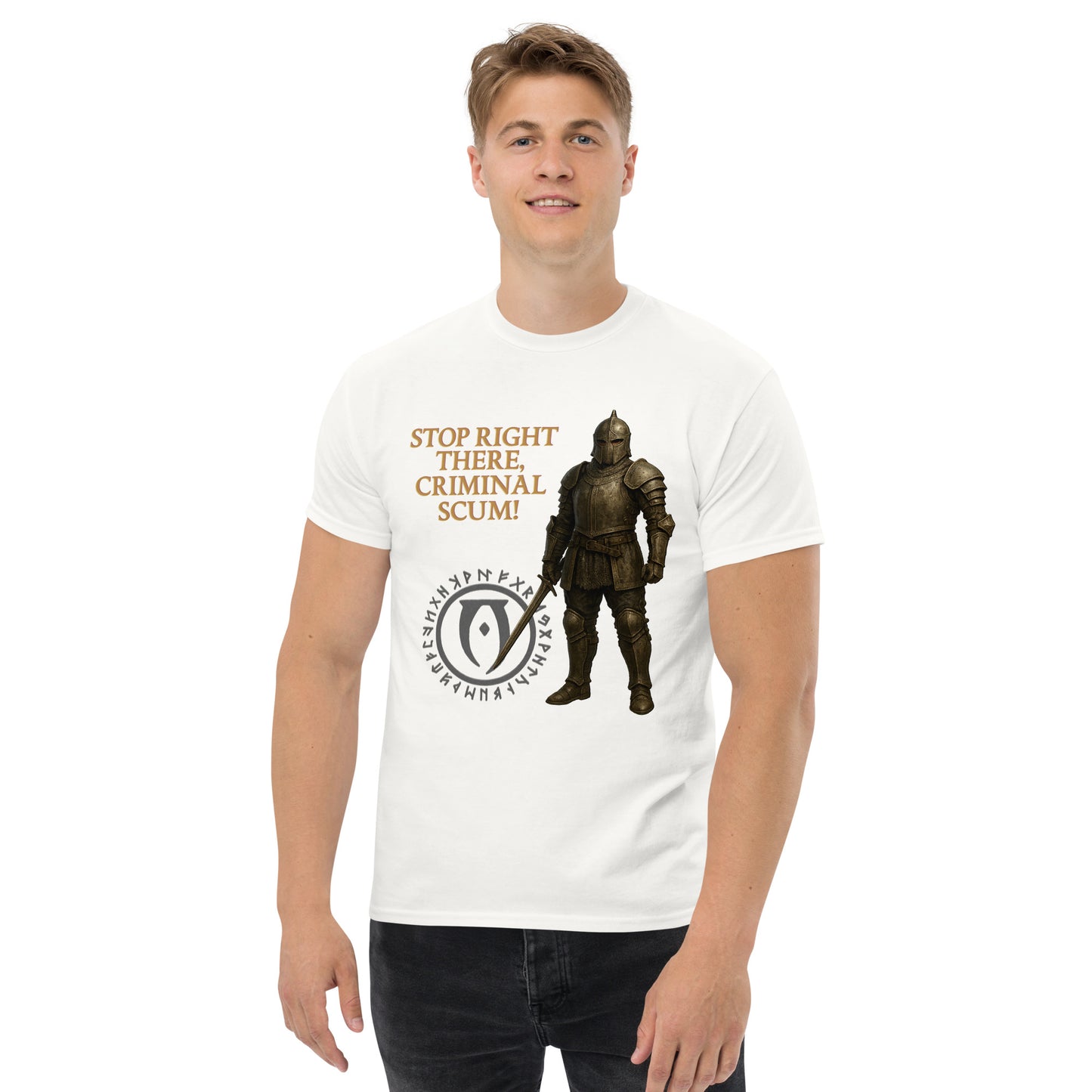 Oblivion Guard T-Shirt – Stop Right There Criminal Scum