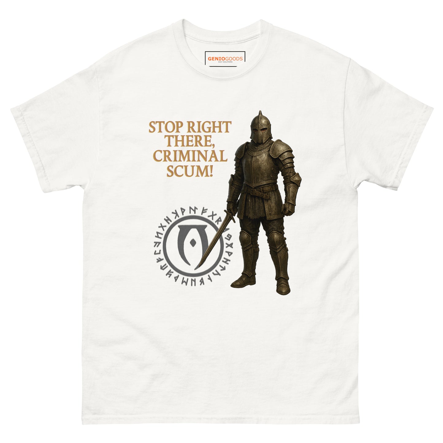 Oblivion Guard T-Shirt – Stop Right There Criminal Scum