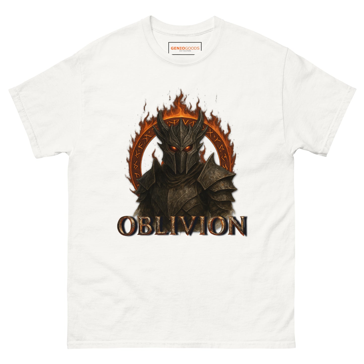Oblivion Daedric Armor T-Shirt – Dark Flame Tribute