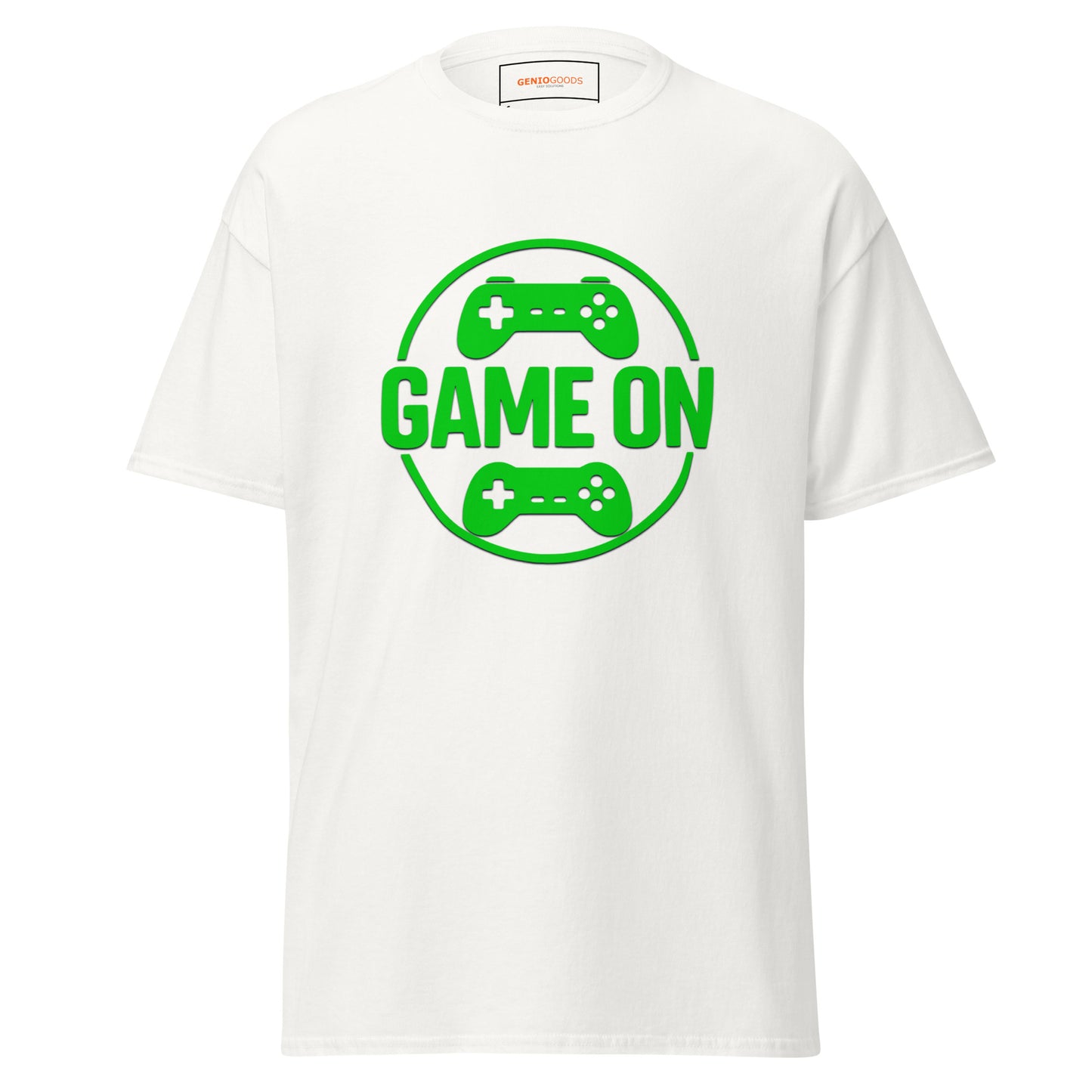 Game On T-Shirt – Unisex Cotton Tee for True Gamers – fan-made gamer merch by GenioGoods