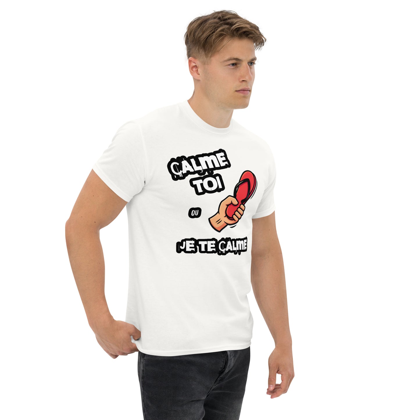 Calme Toi Ou Je Te Calme T-Shirt – French Meme Tee