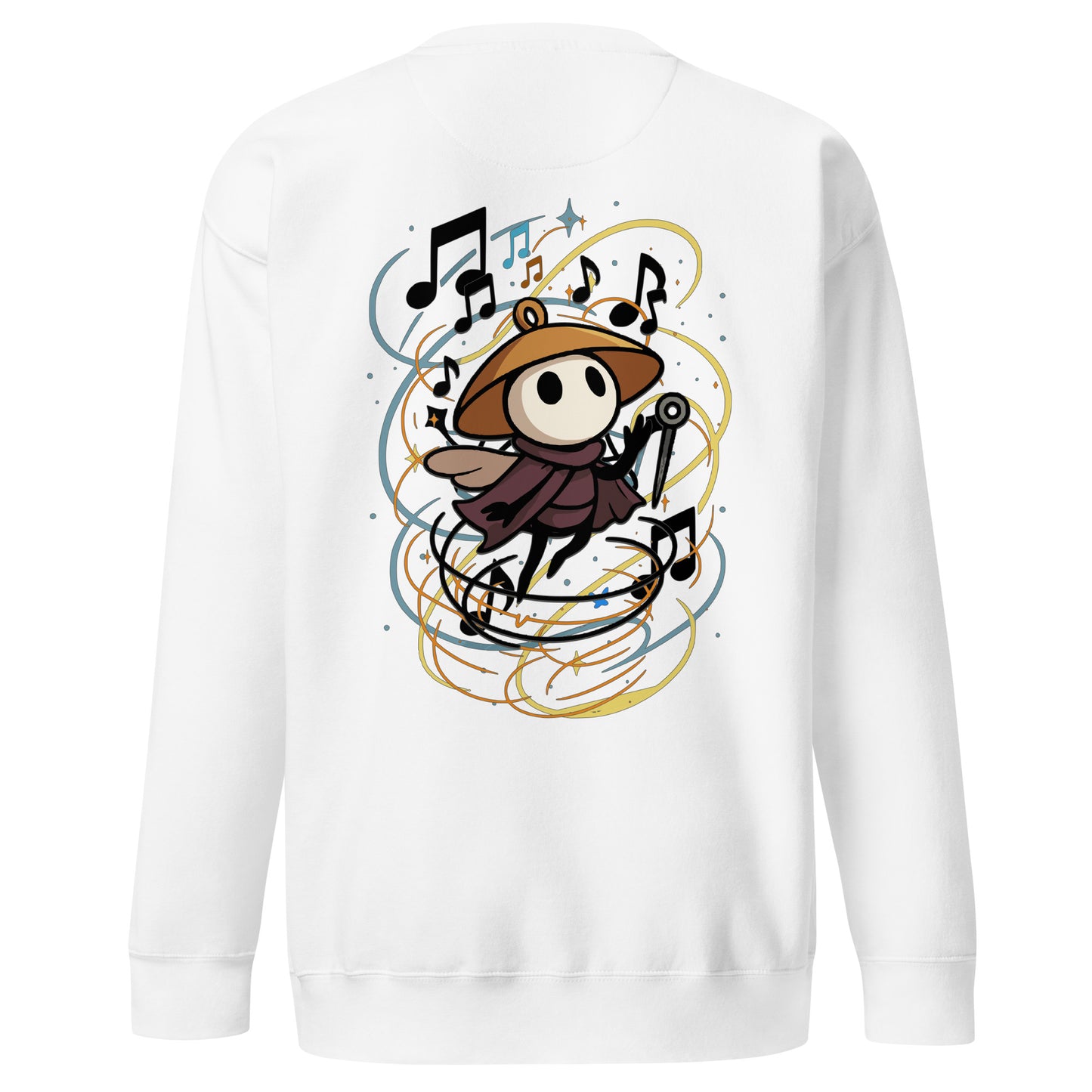 Silksong Bard Sweatshirt – Musical Tribute | Hollow Knight – fan-made gamer merch by GenioGoods