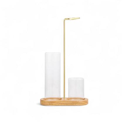 2-in-1 Glass Incense Holder – Anti-Ash Japanese Style Burner & Organizer  Geniogoods