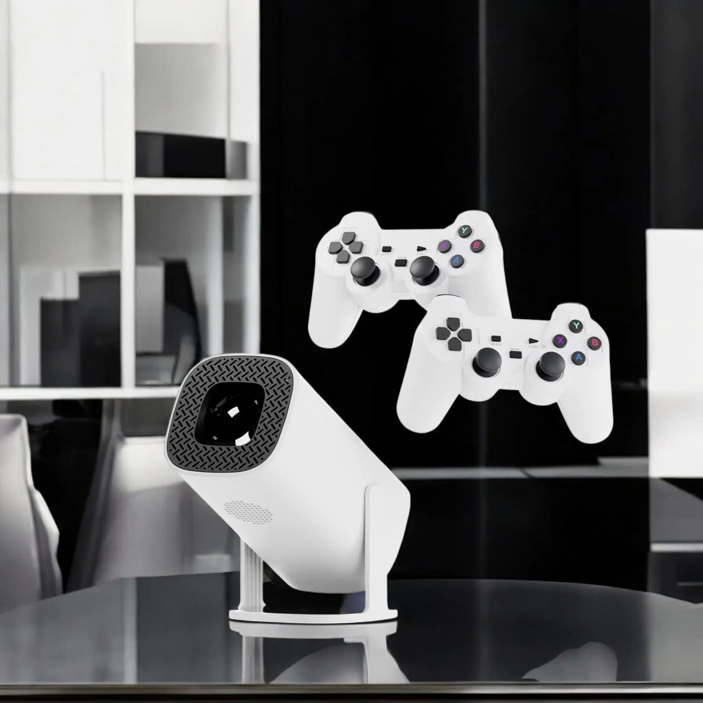 4K Gaming Projector – Portable Home Theater & Retro Gaming Console Geniogoods
