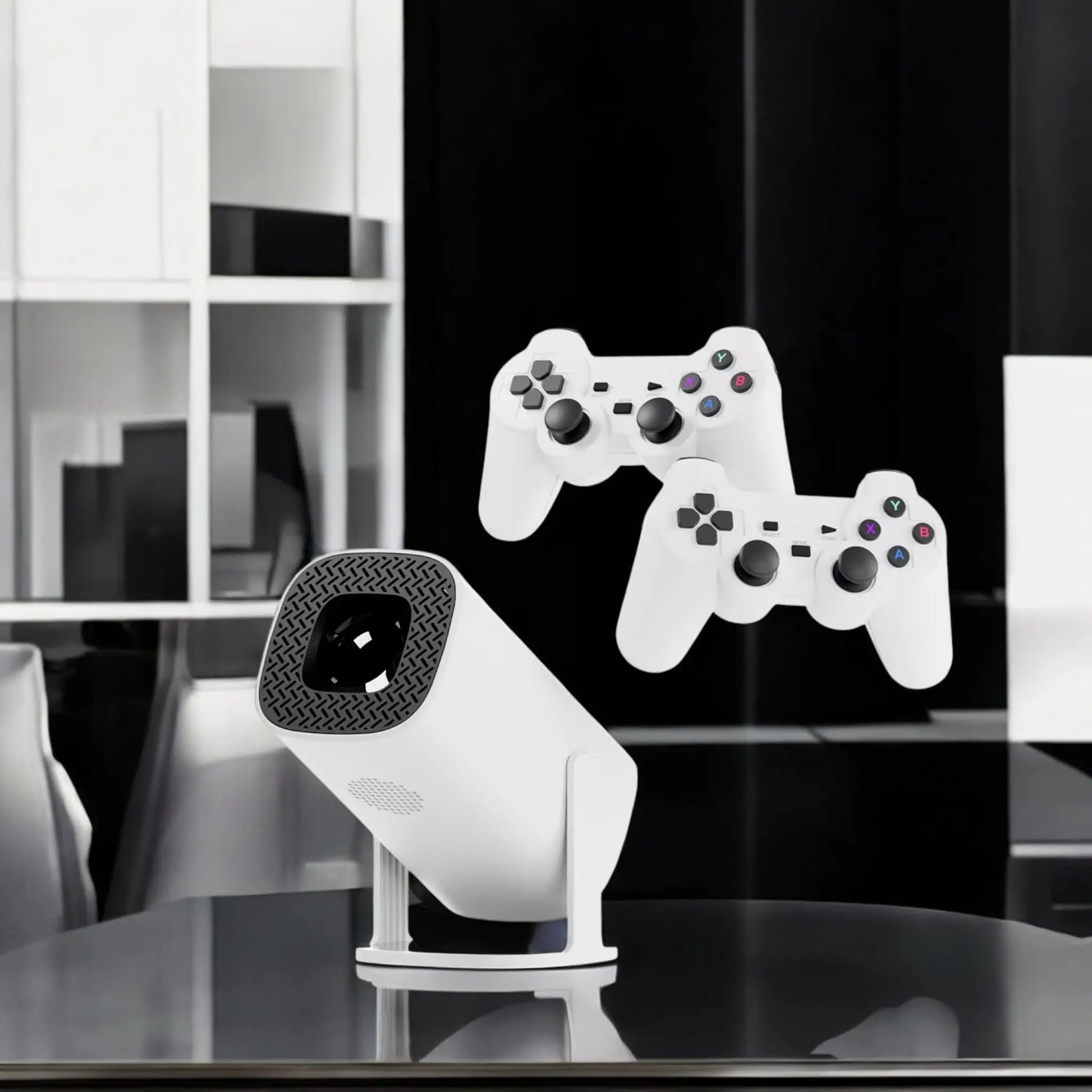 4K Gaming Projector – Portable Home Theater & Retro Gaming Console Geniogoods