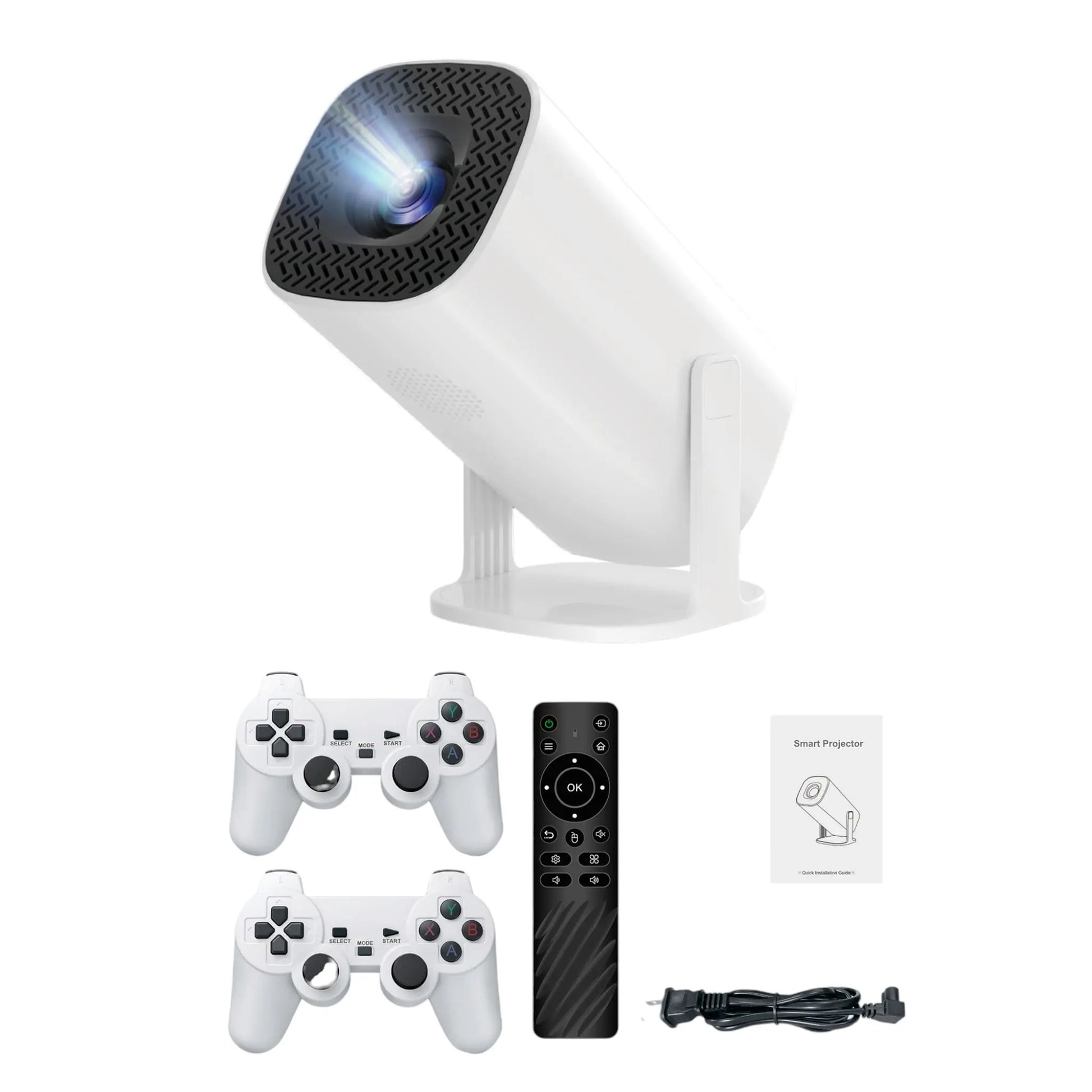 4K Gaming Projector – Portable Home Theater & Retro Gaming Console Geniogoods