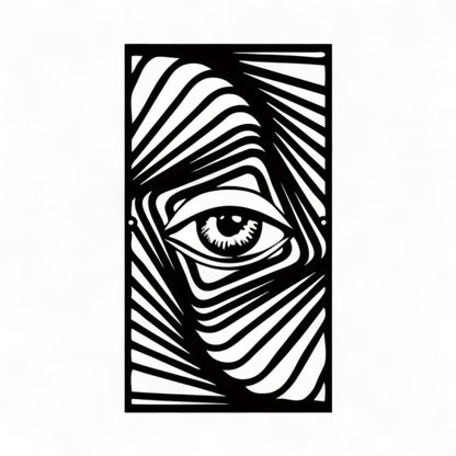 Eye Metal Wall Art – Abstract Decor for Bold Interiors
