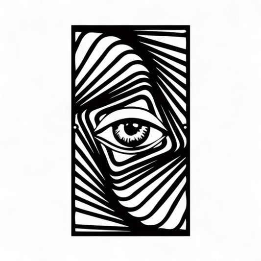 Eye Metal Wall Art – Abstract Decor for Bold Interiors