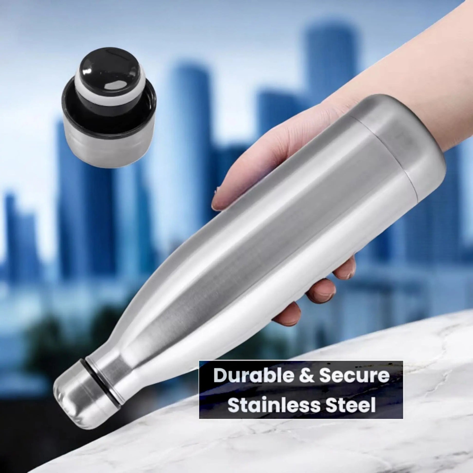 750ML Hidden Safe Water Bottle – Secure Storage for Cash & Valuables Geniogoods