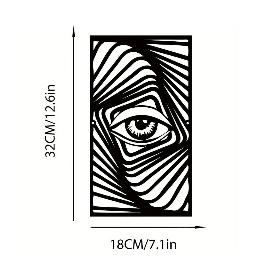 Eye Metal Wall Art – Abstract Decor for Bold Interiors