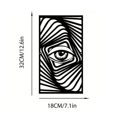 Eye Metal Wall Art – Abstract Decor for Bold Interiors
