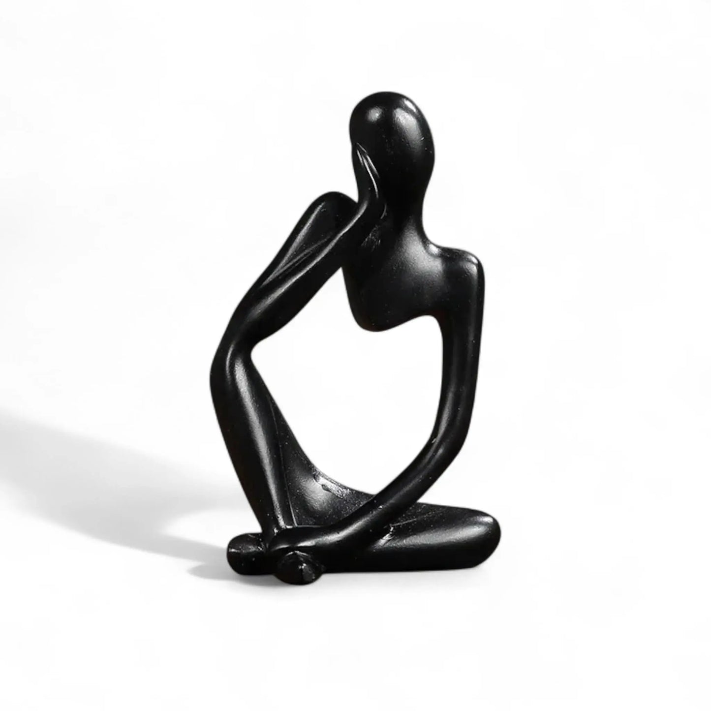 Abstract Thinker Statue – Sand Resin Sculpture for Modern Home Decor  Geniogoods