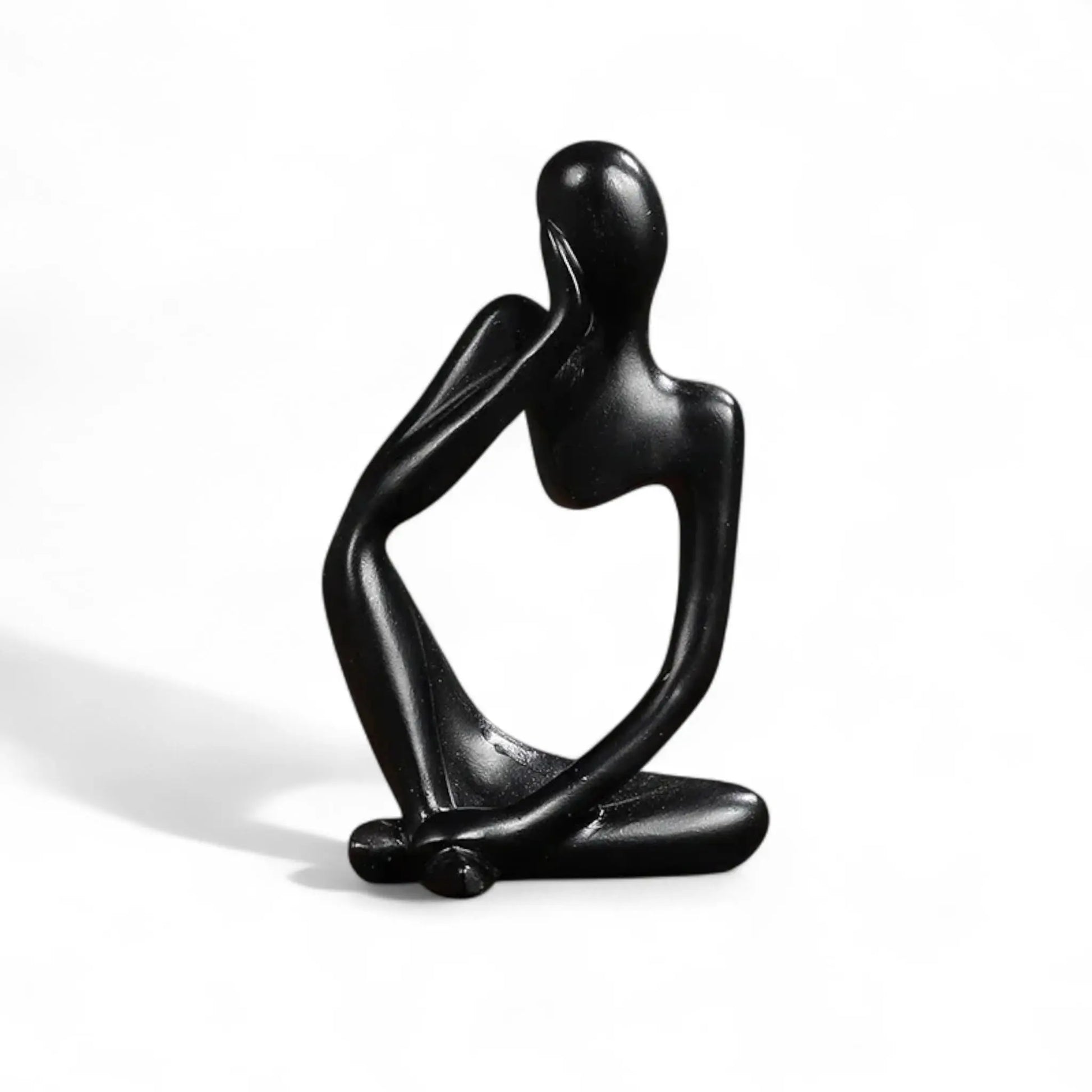 Abstract Thinker Statue – Sand Resin Sculpture for Modern Home Decor  Geniogoods