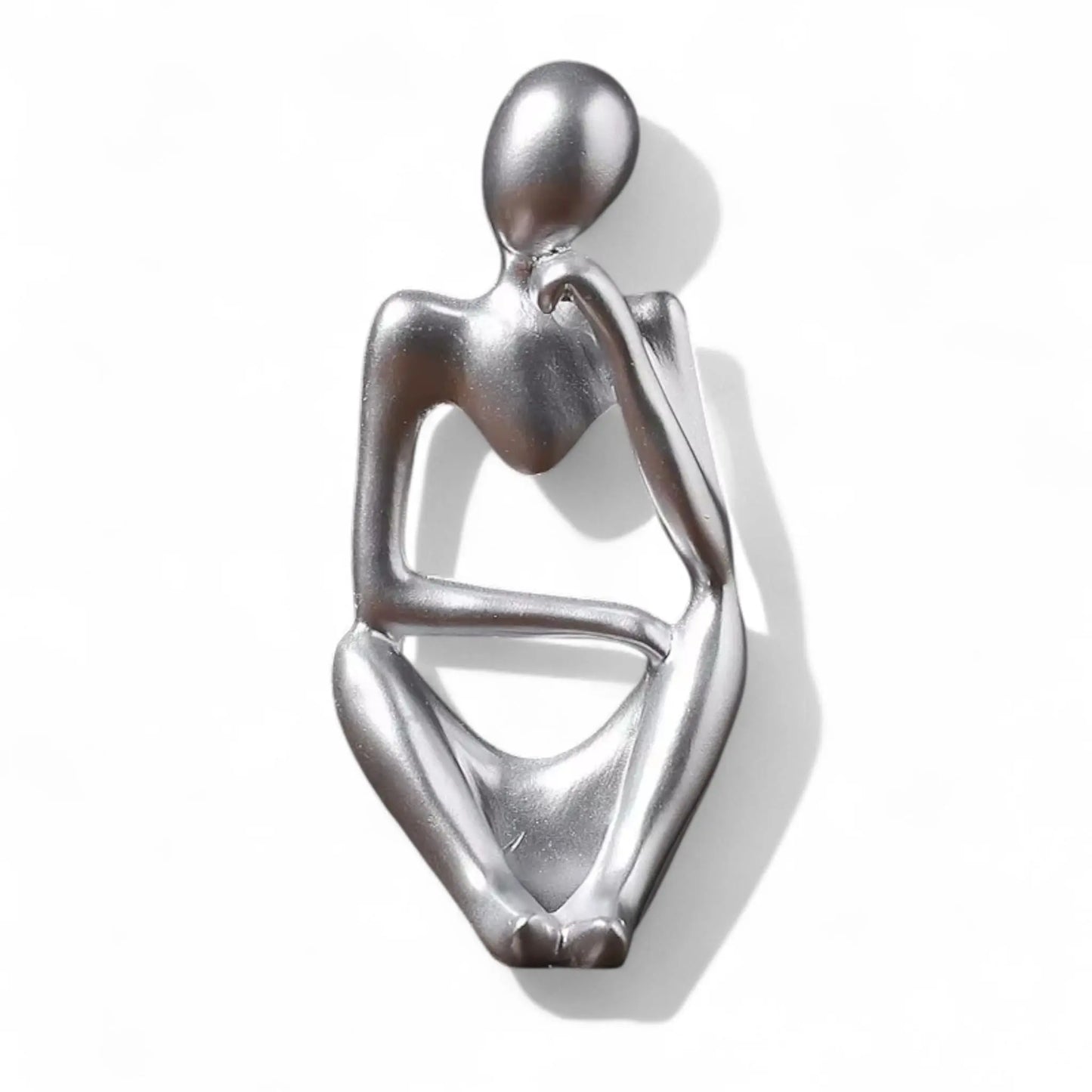Abstract Thinker Statue – Sand Resin Sculpture for Modern Home Decor  Geniogoods