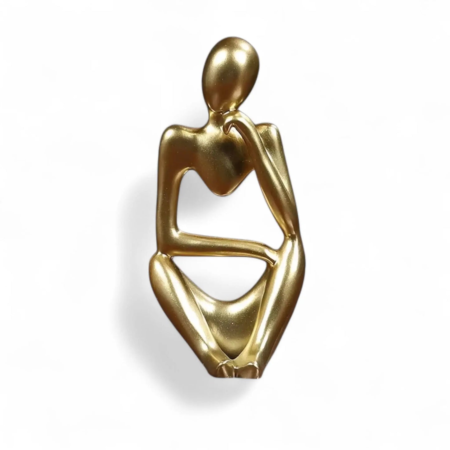 Abstract Thinker Statue – Sand Resin Sculpture for Modern Home Decor  Geniogoods