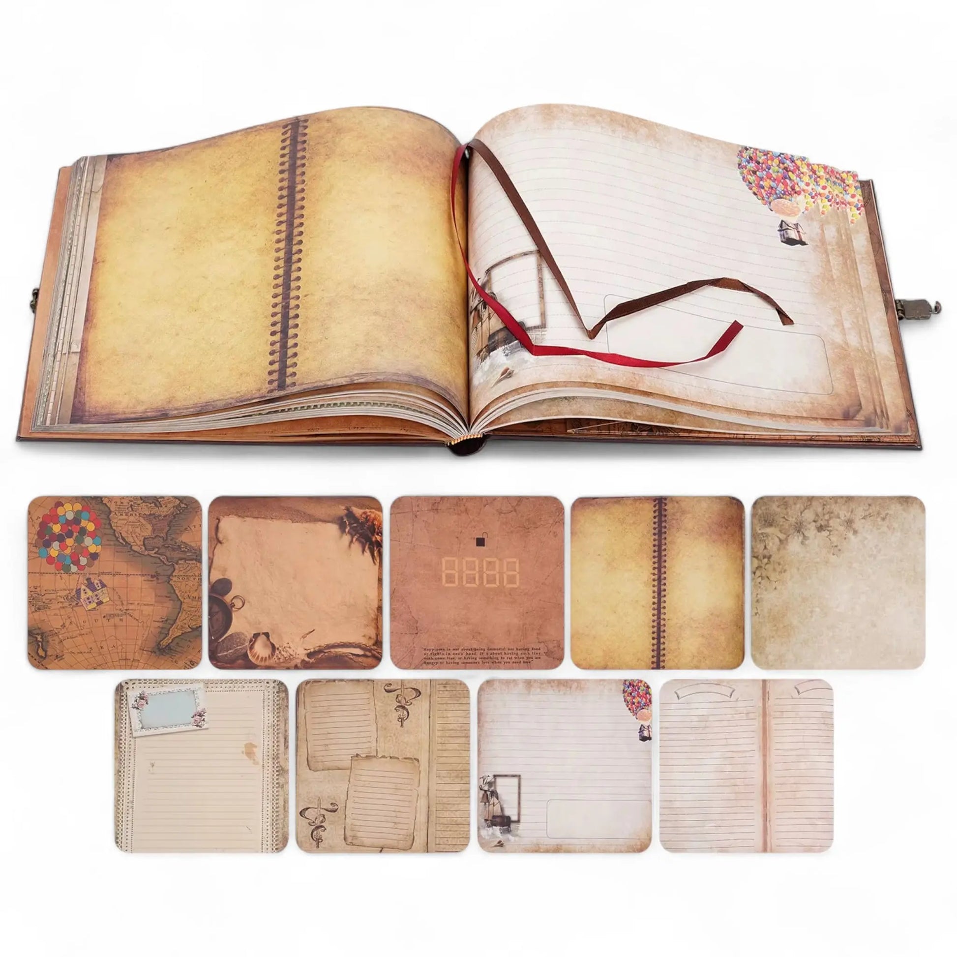 Adventure Scrapbook Album – DIY Memory Book for Couples & Travel  Geniogoods