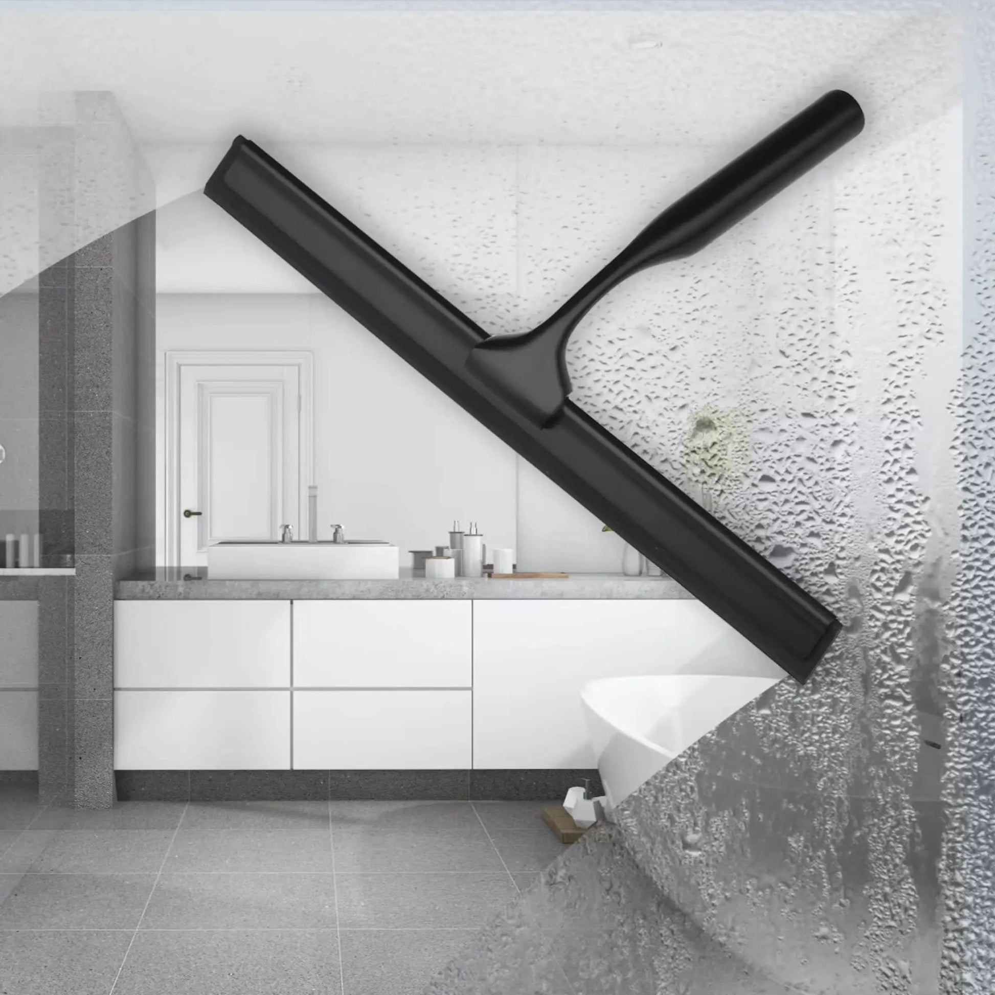 All-Purpose Shower Squeegee 10" – Streak-Free Glass & Mirror Cleaner - Geniogoods