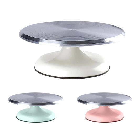 Aluminum Cake Turntable | 10-inch & 12-inch Baking Tool Geniogoods