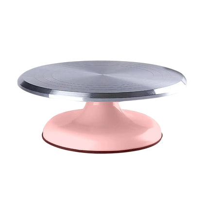 Aluminum Cake Turntable | 10-inch & 12-inch Baking Tool Geniogoods