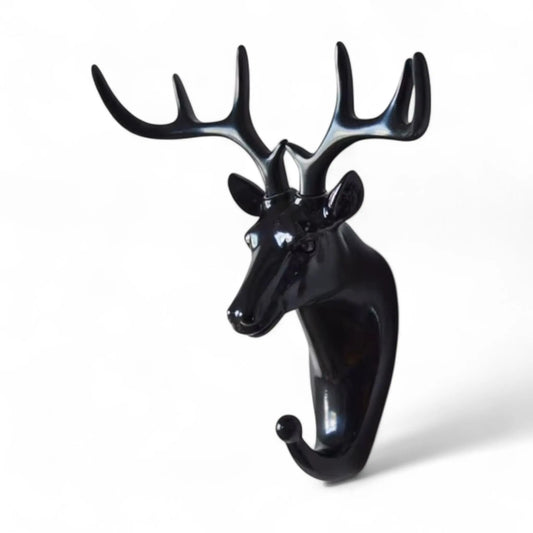 Animal Wall Hook – Vintage Resin Deer Head Hanger for Decor  Geniogoods