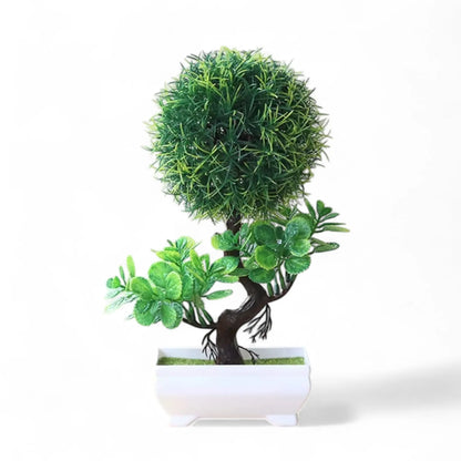 Artificial Bonsai Tree Decor – Small Faux Plant for Home & Office  Geniogoods
