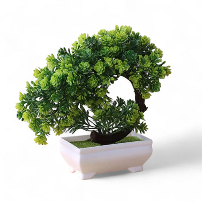 Artificial Bonsai Tree Decor – Small Faux Plant for Home & Office  Geniogoods