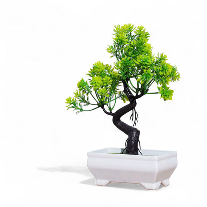 Artificial Bonsai Tree Decor – Small Faux Plant for Home & Office  Geniogoods