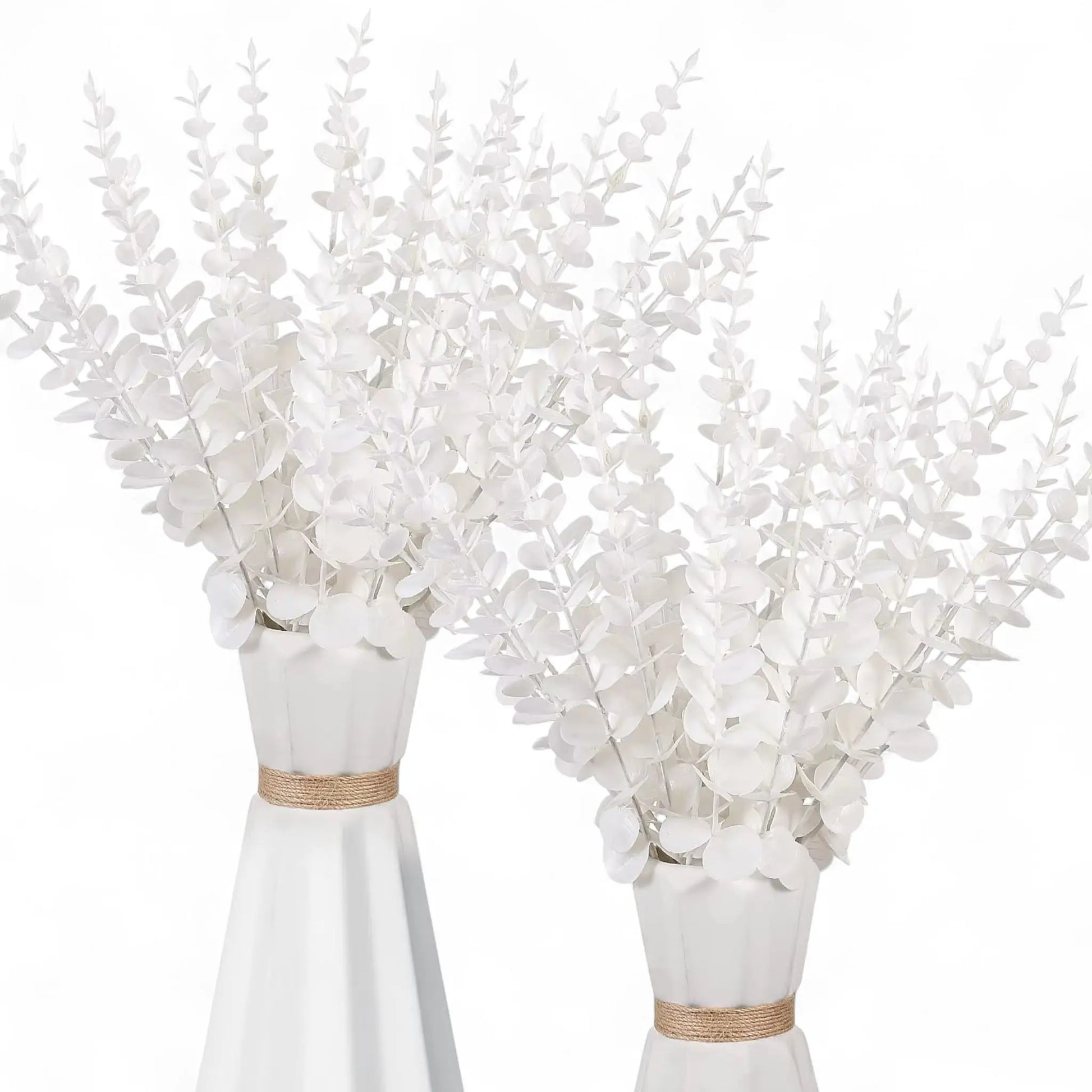 Artificial Eucalyptus Stems – 12pcs Silver Dollar Greenery for Home & Wedding  Geniogoods