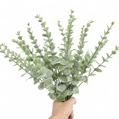 Artificial Eucalyptus Stems – 12pcs Silver Dollar Greenery for Home & Wedding  Geniogoods