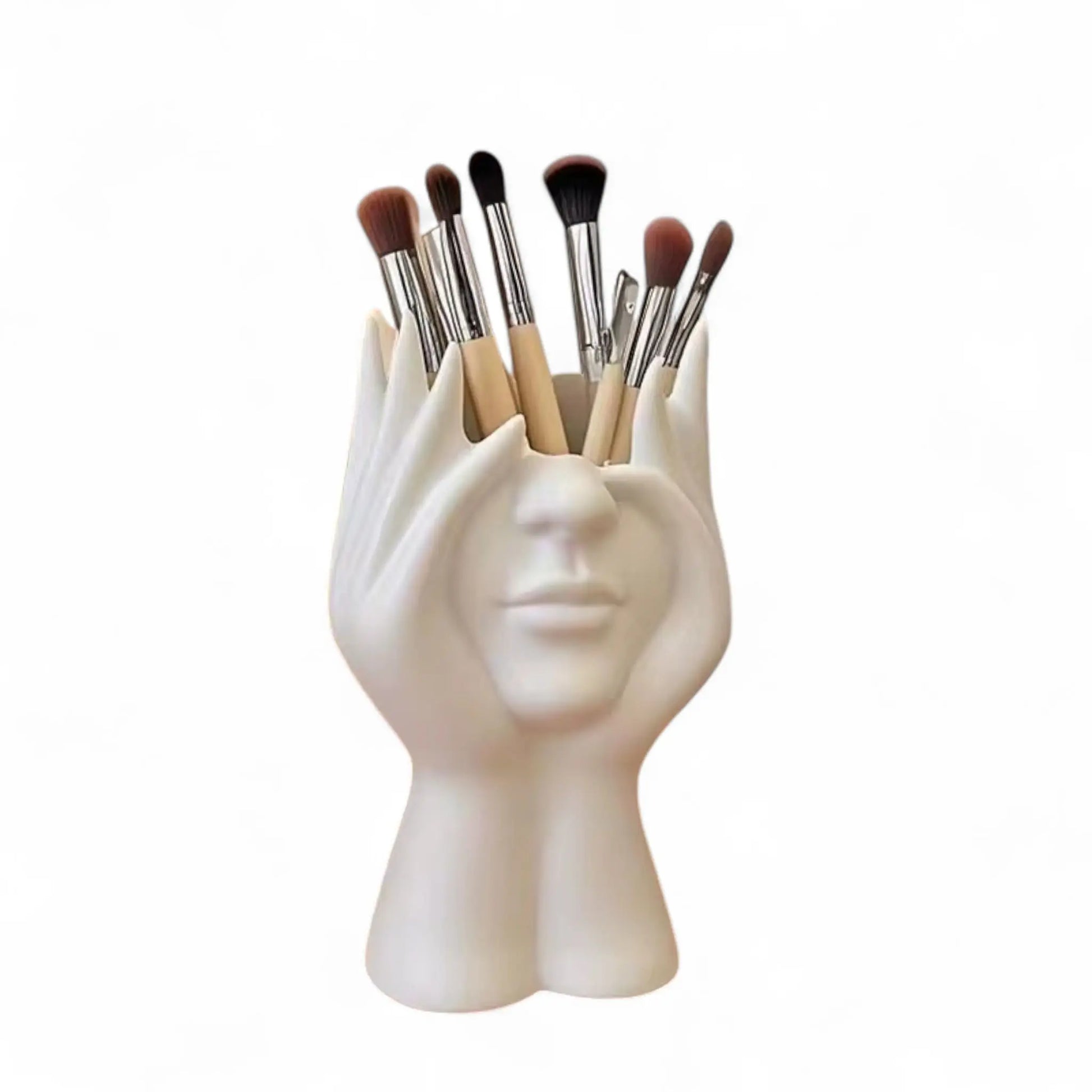 Artistic Desk Organizer – Creative Pen Holder, Brush Stand & Decor  Geniogoods