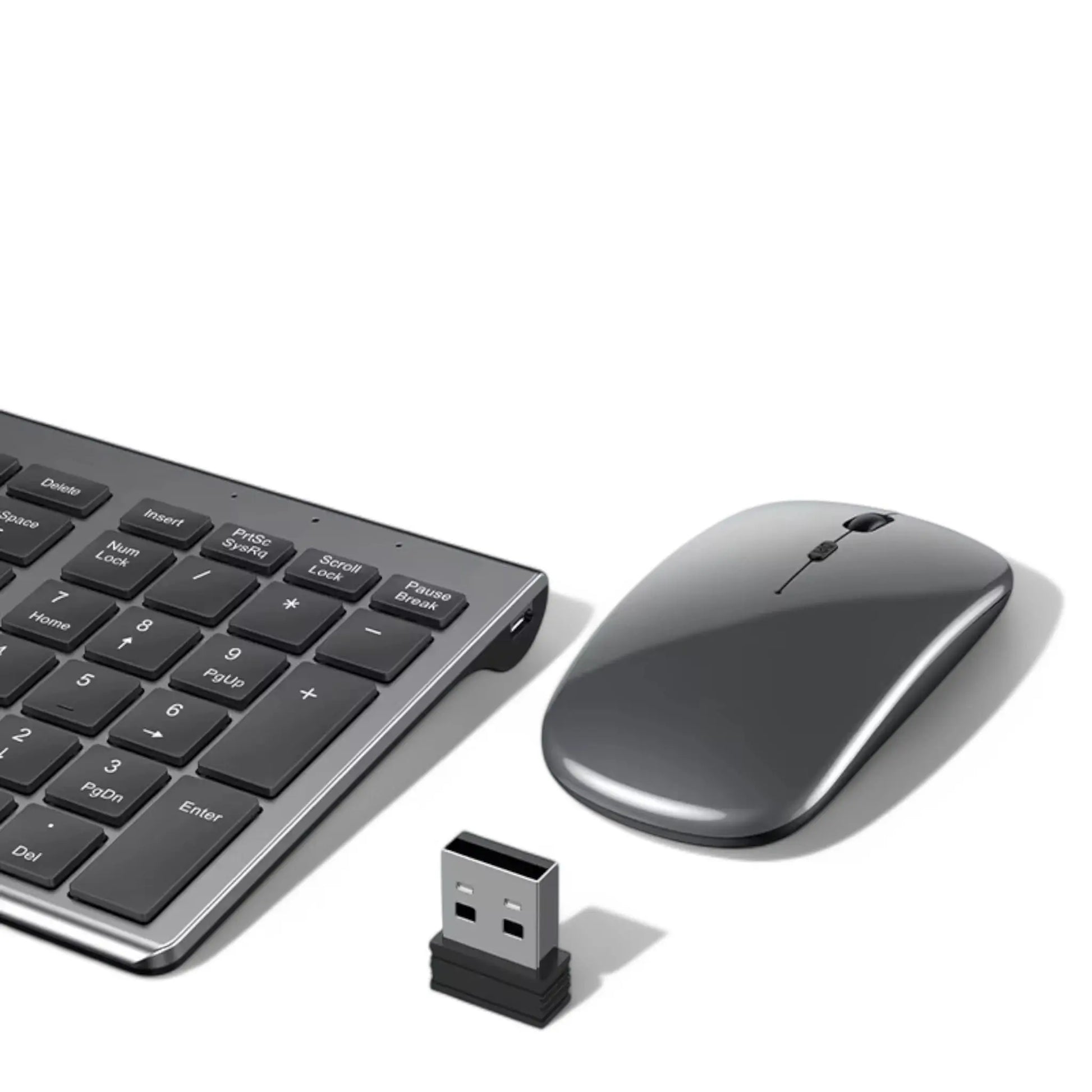 Bluetooth Keyboard and Mouse Set for Laptop – Slim, Rechargeable, Dual Mode  Geniogoods