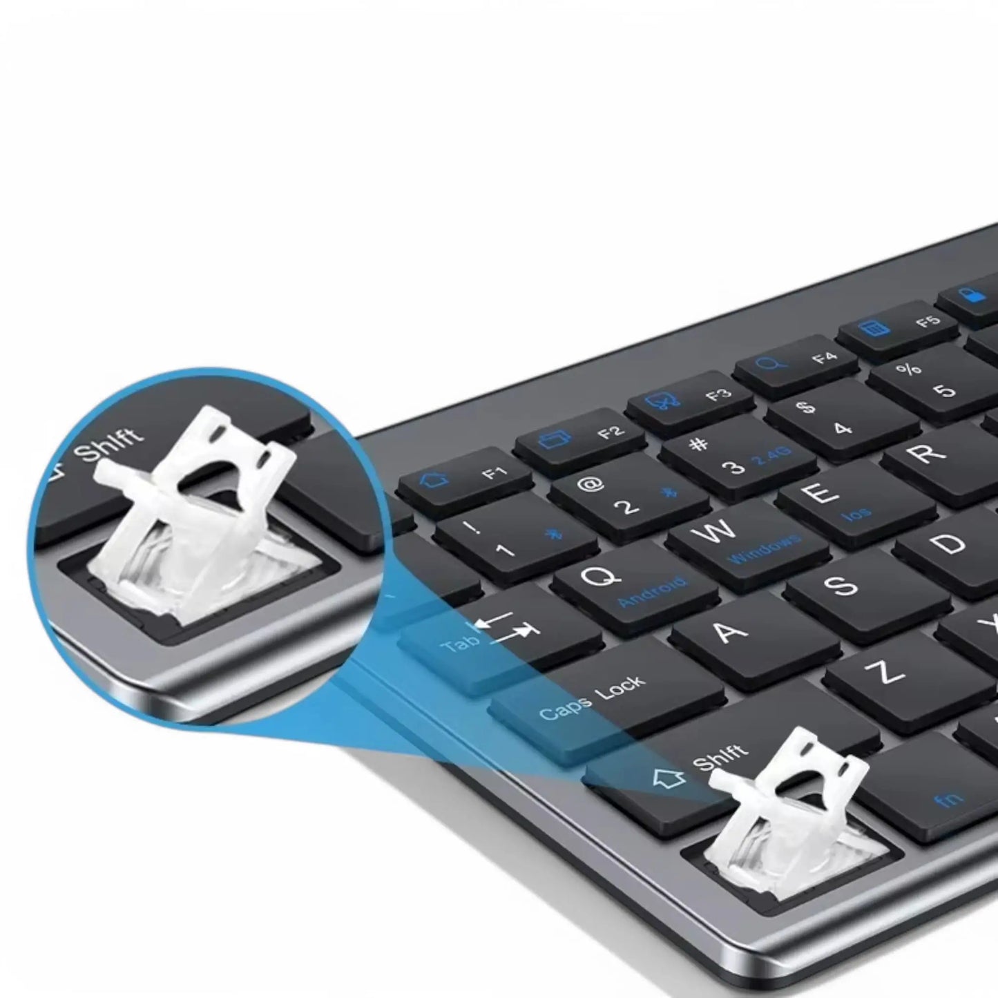 Bluetooth Keyboard and Mouse Set for Laptop – Slim, Rechargeable, Dual Mode  Geniogoods