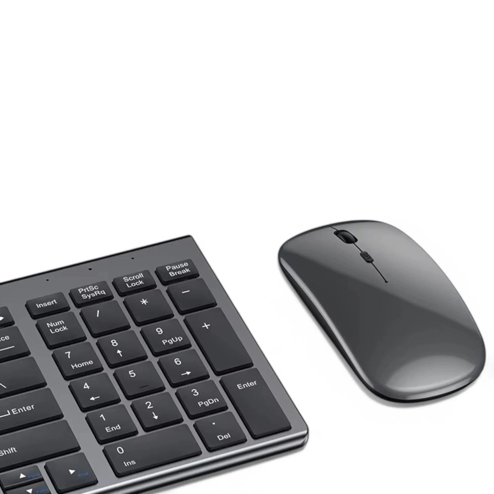 Bluetooth Keyboard and Mouse Set for Laptop – Slim, Rechargeable, Dual Mode  Geniogoods