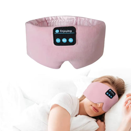 Bluetooth Sleep Headphones Eye Mask – Soft & Comfortable Wireless Music Mask
