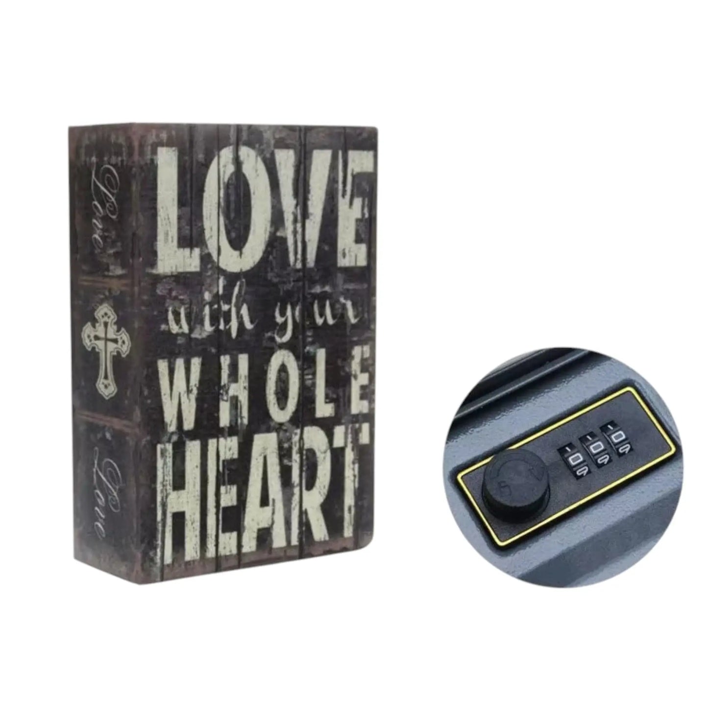 Book Safe Box with Password Lock – Secure Storage for Valuables Geniogoods