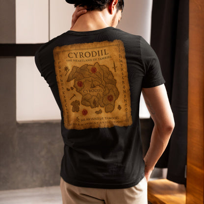 T-shirt Carte Oblivion Cyrodiil – Heartland of Tamriel