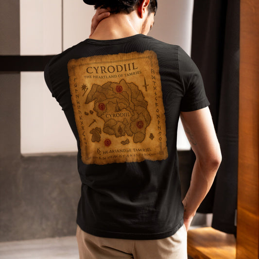 T-shirt Carte Oblivion Cyrodiil – Heartland of Tamriel