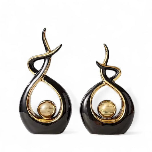 Ceramic Abstract Sculpture Decor – Nordic Elegant Figurine for Home  Geniogoods