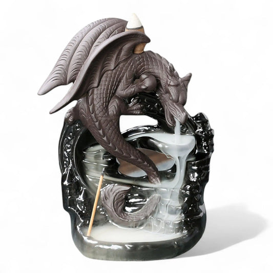 Ceramic Dragon Backflow Incense Burner – Mystical Aromatherapy Decor  Geniogoods