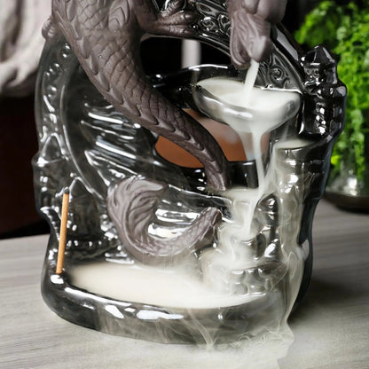 Ceramic Dragon Backflow Incense Burner – Mystical Aromatherapy Decor  Geniogoods