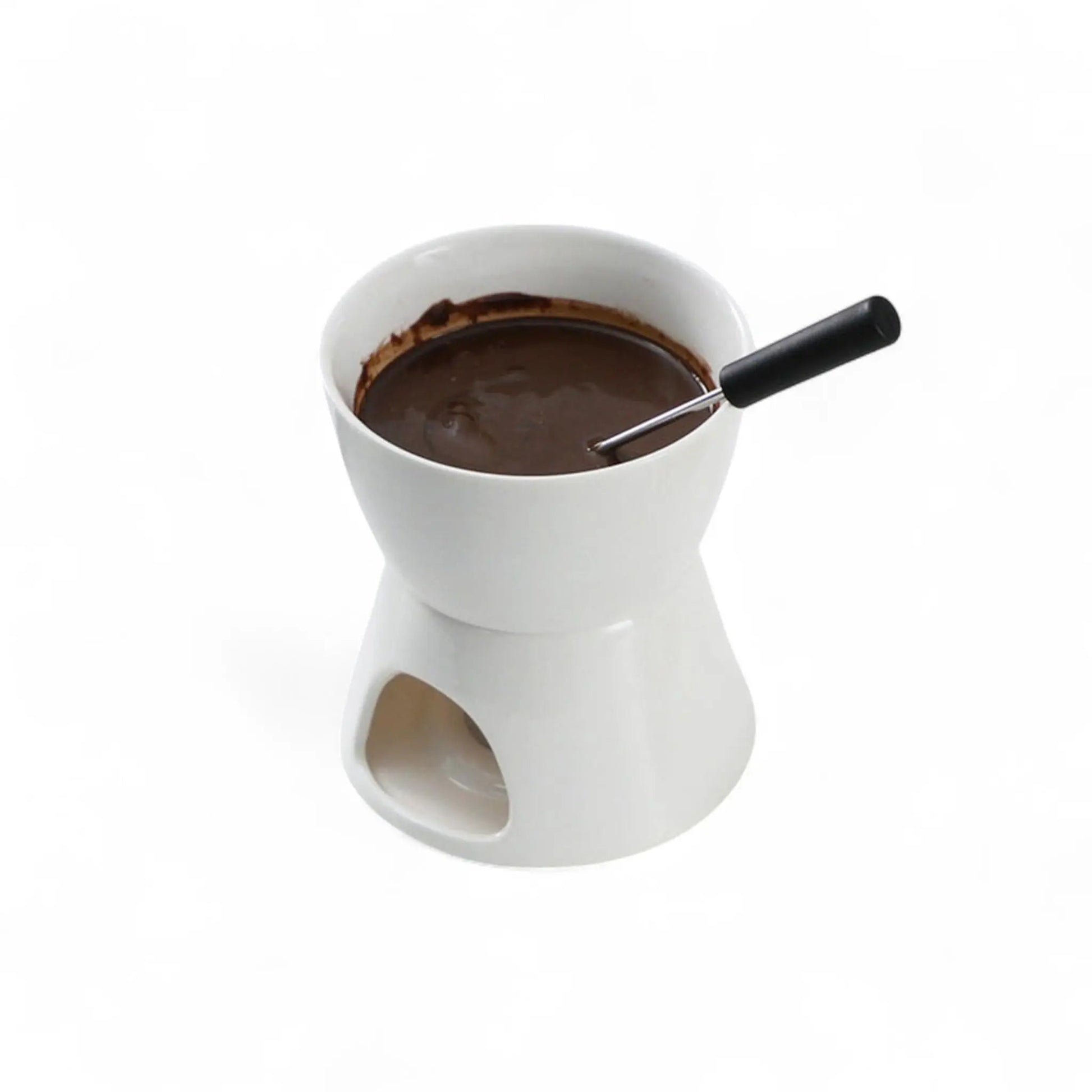 Ceramic Fondue Set for Chocolate – DIY Romantic Dessert Serving Kit  Geniogoods