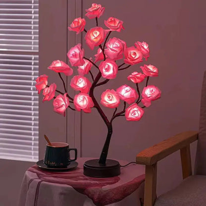 Cherry Blossom Tree LED Lamp | USB/Battery Powered Home Décor Light
