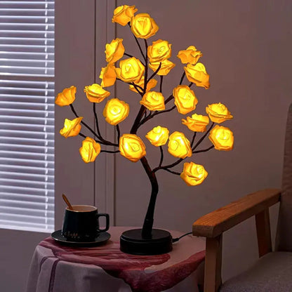 Cherry Blossom Tree LED Lamp | USB/Battery Powered Home Décor Light